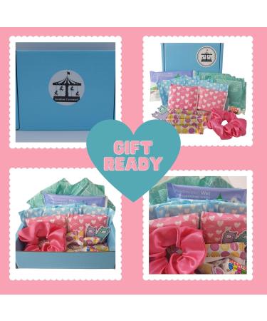 Girls First Period Kit - Lil-Lets Teen Pads, Always Pads, Tampax Tampons, Panty Liners, Feminine Wipes, Scrunchie, Info Flyer & Tracker - Buy Online on GoSupps.com