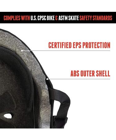 Triple Eight Lil 8 Dual Certified Kids Skateboard Helmet - Blue Glossy | Padded Chin Buckle for Skateboarding and Biking - Buy Online on GoSupps.com