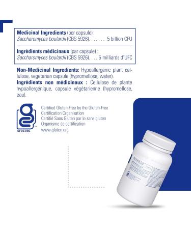Pure Encapsulations - Saccharomyces Boulardii - Active Probiotic Culture to Balance Intestinal Flora - 60 Capsules - Buy Online on GoSupps.com