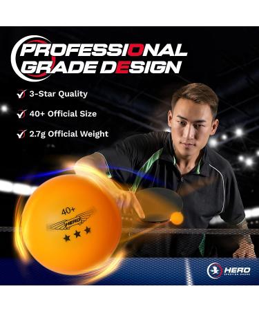 Premium Ping Pong Paddles Set of 4 with Balls and Carrying Case - High Performance 3-Star Table Tennis Set - Buy Online on GoSupps.com