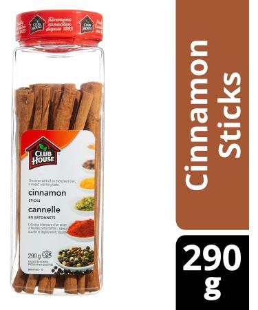 Club House Quality Natural Herbs and Spices Cinnamon Sticks 290g 290 g (Pack of 1) - Buy Online on GoSupps.com