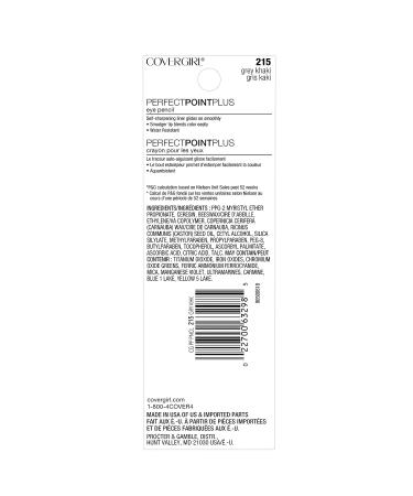 COVERGIRL Perfect Point PLUS Grey Khaki Eyeliner Pencil .008 oz - Pack of 1 - Buy Online on GoSupps.com