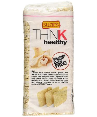 Buy Suzie's Whole Grain Thin Cakes - Lightly Salted Brown Rice Crackers 4.9oz - Buy Online on GoSupps.com