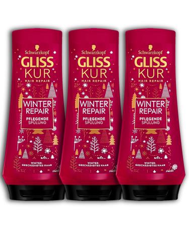 TopDeal Gliss Kur Hair Conditioner Set of 3 - 3 x 200 ml