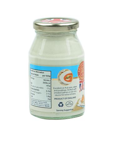 Buy Food-United CREME FRAICHE 170g - Premium English Sour Cream in Glass Jar for Bagels Scones & More | International Shipping - Buy Online on GoSupps.com