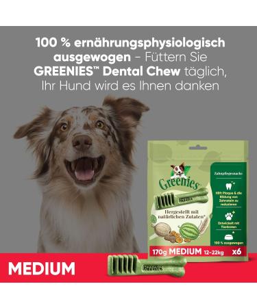 Buy Greenies Dental Treats for Medium Dogs (340g) - Daily Tooth Cleaning Snacks for Healthy Teeth & Gums - Buy Online on GoSupps.com