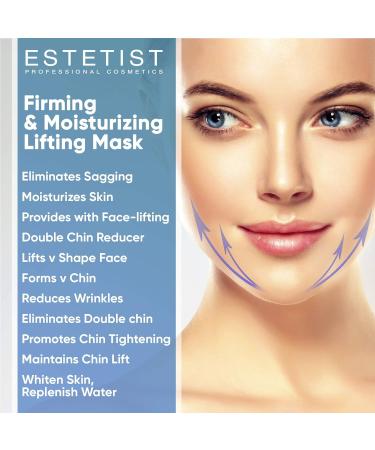 Estetist Caffeine Infused Eye Lift Cream & Neck Firming Bundle for Tightening & Lifting Sagging Skin - V Shaped Slimming Face Mask Included - Buy Online on GoSupps.com