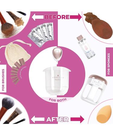 STYLPRO 2in1 Makeup Brush & Sponge Cleaner and Dryer Machine - Set of 2 - Buy Online on GoSupps.com