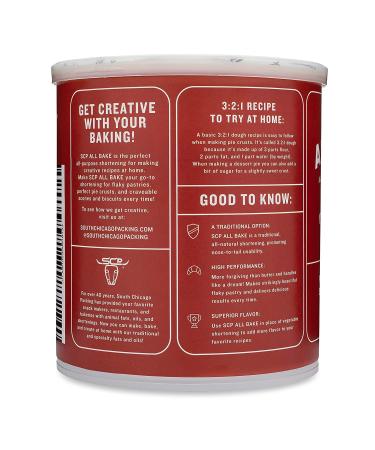 South Chicago Packing All Bake 42 oz. All Natural Specialty Baking Shortening - Buy Online on GoSupps.com