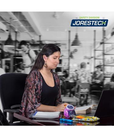 JORESTECH Ultra Soft Purple Safety Earplugs - Small/Slim SNR 35 dB Comfortable for Sleeping Study Shooting Concerts (50 Pairs - Buy Online on GoSupps.com