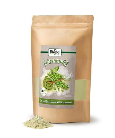 Biojoy Organic Green Pea Flour 500g | Pure Ground Peas No Additives | International Shipping Available - Buy Online on GoSupps.com