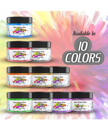 Blue Hair Paint Wax - 120g | Eco-Friendly Temporary Hair Color for All Hair Types - Buy Online on GoSupps.com