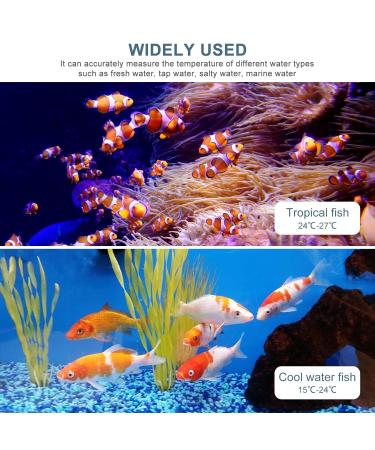 Ankilo Digital Aquarium Thermometer - Wireless Touch Screen LED Temperature Meter for Freshwater Saltwater & Reptiles | Black & White - Buy Online on GoSupps.com