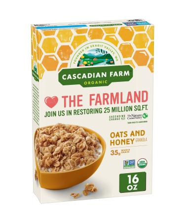 Cascadian Farm Organic Oats & Honey Granola Cereal 16 oz (453 g)