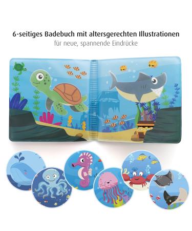 Reer MyHappyBath Book - Magical Color Changing & Squeaky Bath Toy for Kids | International Shipping - Buy Online on GoSupps.com