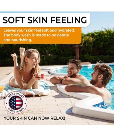 Chlorine Removal Body Wash - Natural Itch-Free SLS & Paraben Free | Moisturizing Care for Sensitive Skin & Swimmers - Buy Online on GoSupps.com
