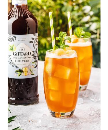 Giffard - Green Tea Concentrate Base - French Recipe and Manufacture - Aromatic and Intense - 1 Liter - Buy Online on GoSupps.com