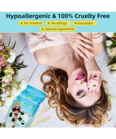 Hair Removal Wax Beads - 1lb Unscented White Hard Wax for Sensitive Skin | Full Body Waxing | Perfect for All Hair Types & Bikini | Salon Quality - Buy Online on GoSupps.com