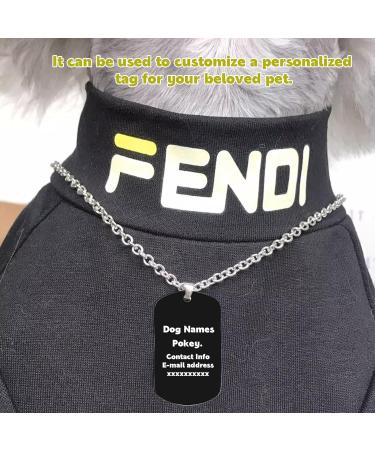 KSvaye 25-Pack Aluminum Dog Pendant Blanks - Engravable Keychain Blanks for Handicrafts (3x5 cm) - Black with Hole - Buy Online on GoSupps.com