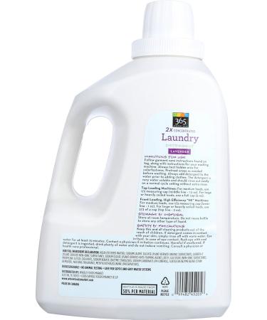 Buy 365 by Whole Foods Market Lavender Laundry Detergent 2X Concentrated 100 Fl Oz - Enzyme-Powered Cleaning for Global Shipping - Buy Online on GoSupps.com