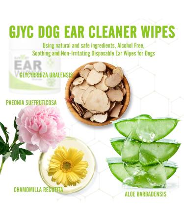 Premium Ear Care Pads for Dogs & Cats | 100 Ear Cleaning Towels for Puppies | Remove Earpiece Pollution - Buy Online on GoSupps.com