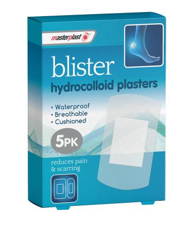 Masterplast 5 Hydrocolloid Blister Plasters 60 Count (Pack of 1)