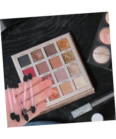 Baluue 100pcs Eye Shadow Stick Eyeshadow Applicator Brush Eye Makeup Applicator Emulsion Black 7.5x0.5cm Black - Buy Online on GoSupps.com