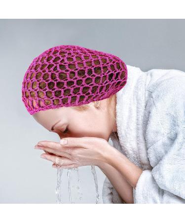 9-Piece Mesh Crochet Hair Net Snoods Set for Women - Black, Green, Khaki & More - Buy Online on GoSupps.com