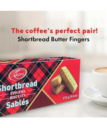 Shortbread Cookies (272g) Rich and Delicious Cookie Butter Fingers | Premium Quality Grocery Food | Ideal School Snacks for Kids | Indulge in the Taste of Adoro Groceries - Buy Online on GoSupps.com