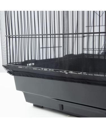 Adjustable Bird Cage Seed Catcher - Large Soft Mesh Skirt for Round & Square Cages - Buy Online on GoSupps.com