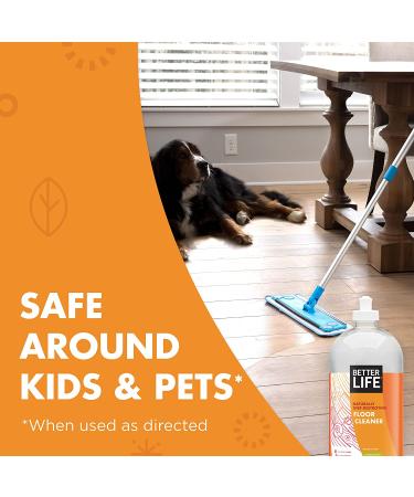 Better Life Natural Floor Cleaner - Citrus Mint, 32 Fl Oz | Eco-Friendly & Effective - Buy Online on GoSupps.com