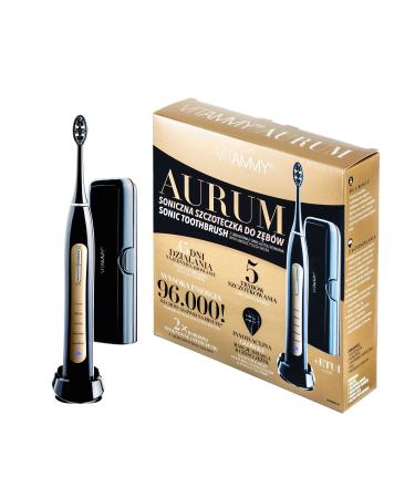 VITAMMY Aurum Sonic Toothbrush Polishing Function Practical Toothbrush Case