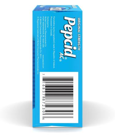 Pepcid AC Original Strength 10mg Famotidine - Heartburn Prevention & Relief - 30 ct - Buy Online on GoSupps.com