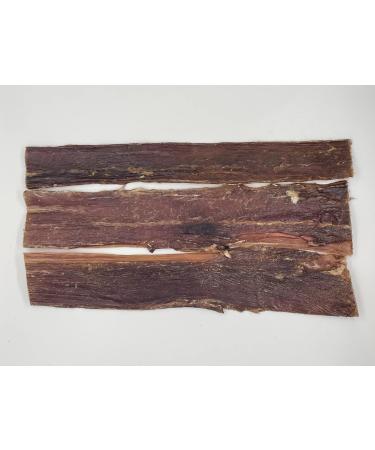 Bullsters Dog Treats Bones Chews All Natural 1 Ingredient with No Additives No Preservatives Steroid Free for Small Medium Large Dogs Beef Strips (12" Pack of 3) - Buy Online on GoSupps.com