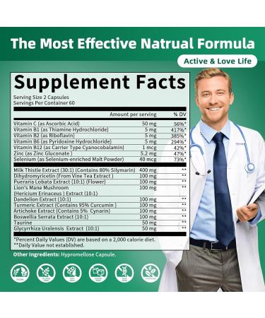 GREENPEOPLE Lymph-Liver Cleanse Detox & Repair - Strength Milk Thistle 30X Extract - Standardized and Concentrated 80% Silymarin w/Vitamin,95% curcuminoids & 17+Liver Health Nutrients Vegan 120CT 120 Count (Pack of 1) - Buy Online on GoSupps.com