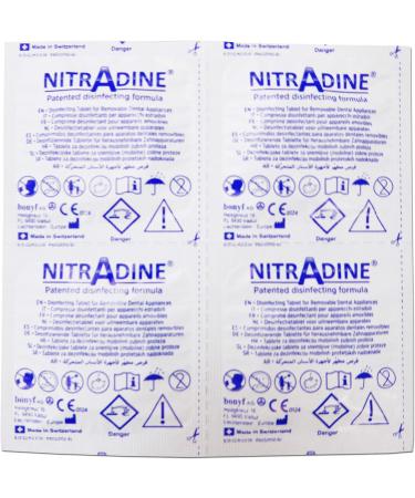 Nitradine - 20 Tablets for Denture & Orthodontic Appliance Cleaning - 10 Weeks Supply - Buy Online on GoSupps.com
