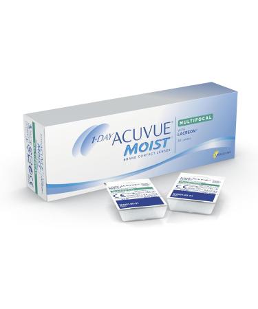 Buy Acuvue 1-Day Moist Multifocal Soft Lenses - 30 Pieces | Daily Comfort & Vision | BC 8.4 mm DIA 14.3 2.25 Diopters ADD LOW - International Shipping Available - Buy Online on GoSupps.com