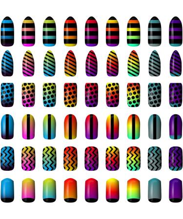 1275-Piece Nail Art Stencil Set - French Tip Guides, Stickers, Vinyl Sheets - Buy Online on GoSupps.com
