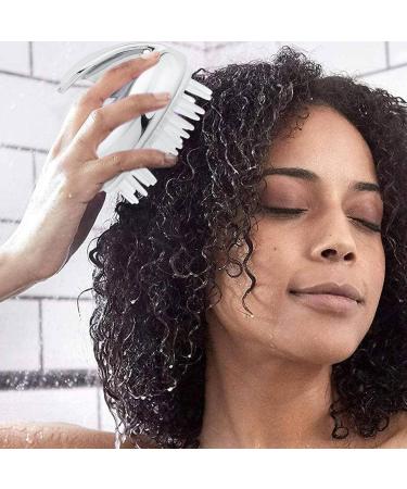 Hair Massage Device - Silicone Hair Cleaning Brush for Scalp Care & Hair Growth | Versatile Pet Hair Care Tool for All Hair Types - Buy Online on GoSupps.com