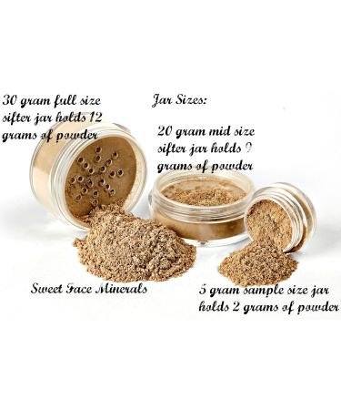 Full Size Mineral Makeup Powder Kit with Brush Set | Sheer Light Concealer, SPF 20 | Perfect for Bare Skin - Buy Online on GoSupps.com