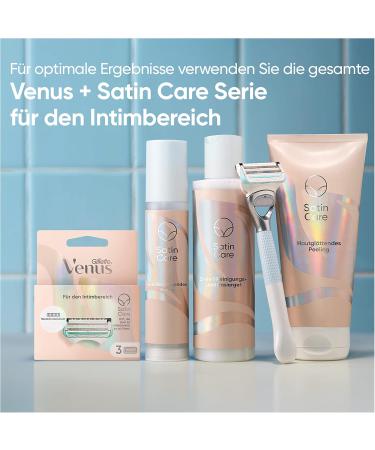 Gillette Venus Satin Care 2-in-1 Women's Shaving & Cleansing Gel (190ml) - Intimate Area Care - Buy Online on GoSupps.com
