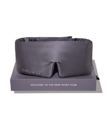 Drowsy Silk sleeping mask.A padded silk cocoon that sniffs on the face and ensures luxurious sleep in complete darkness.(Moonlight Shadow)