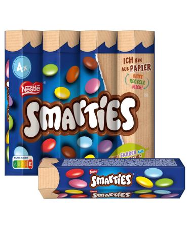 Buy Smarties Nestl Multipack - Colorful Chocolate Candies for Kids' Birthdays | Hexagon Roll 12x4x34g - International Shipping Available - Buy Online on GoSupps.com