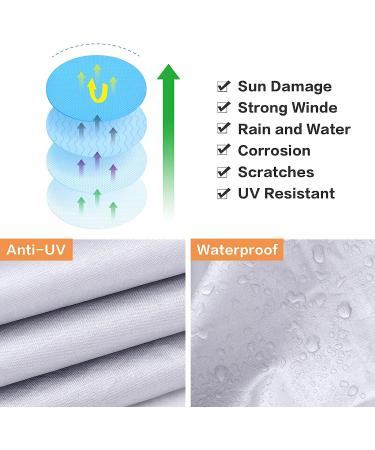 Waterproof Outdoor Bike Cover | Anti-Dust Rain Snow UV Protection | For Mountain, Road & Heavy Duty Bikes | With Lock Holes & Storage Bag - Buy Online on GoSupps.com