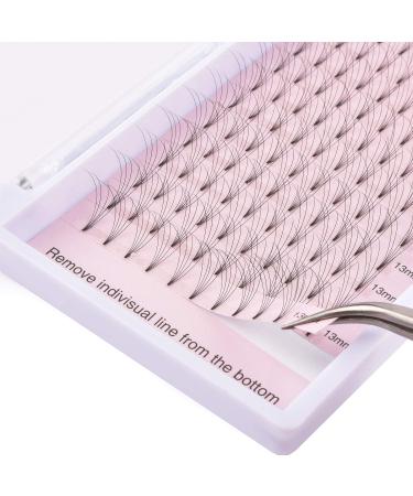Kenzie Beauty Russian Volume 5D Premade Fans 0.07 C Curl Eyelash Extensions - 11mm - Buy Online on GoSupps.com