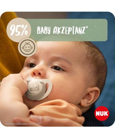 Nuk Nature Start Set - 2 Temperature Control Bottles (150ml & 260ml) + Pacifier for 0-6 Months - Multi-Colored - Buy Online on GoSupps.com