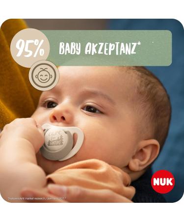 Nuk for Nature Perfect Start Set - 4 Temperature Control Bottles (150ml & 260ml) & 2 Pacifiers (0-6 Months) - Multi-Colored | International Shipping - Buy Online on GoSupps.com