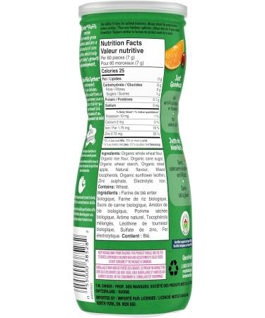 GERBER Organic Puffs Cranberry Orange Baby Snacks 42 g 6 Count - Buy Online on GoSupps.com