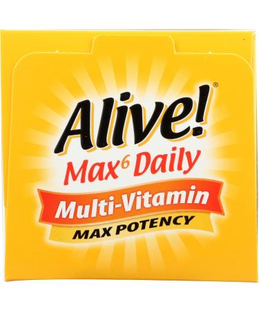 Nature's Way Alive! Max 6 Daily Multi-Vitamin 90 Veg Capsules - Essential Daily Nutrition - Buy Online on GoSupps.com