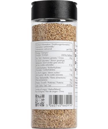 Emma Basic - Roasted White Sesame Seeds 150g | High in Fiber | Protein Source | Vegan | Rich Aroma | Antioxidants - Buy Online on GoSupps.com